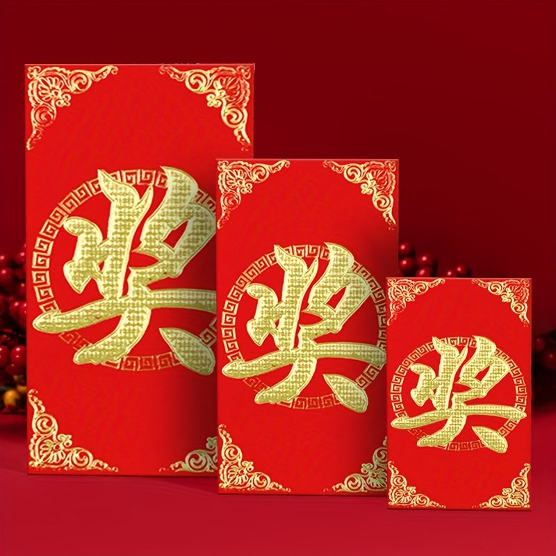 6pcs Chinese Printed Blessing Red Envelopes Lucky Money Rabbit Red Envelopes