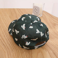 Kids Letter Embroidered Sunshade Baseball Cap