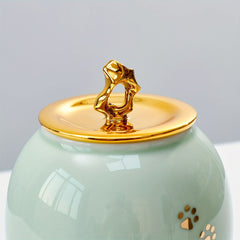 Pet Ceramic Urn Dog Ashes Container Ashes Holder Memorial Cremation Urns