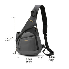 Men's Water Resistant Crossbody Bag for Outdoor Travel