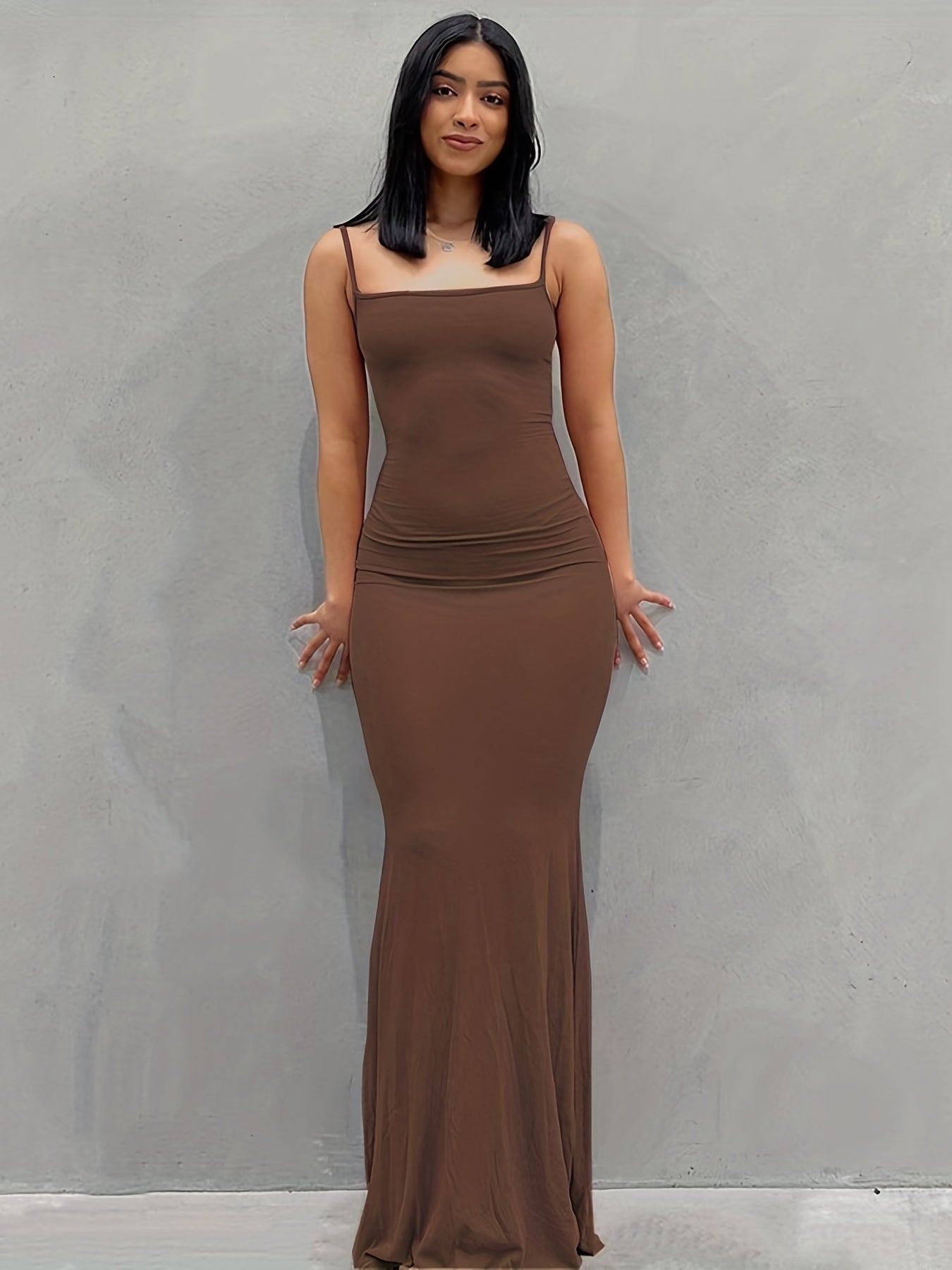  Sexy Summer Maxi Dress Stretch Cami Slim Fit