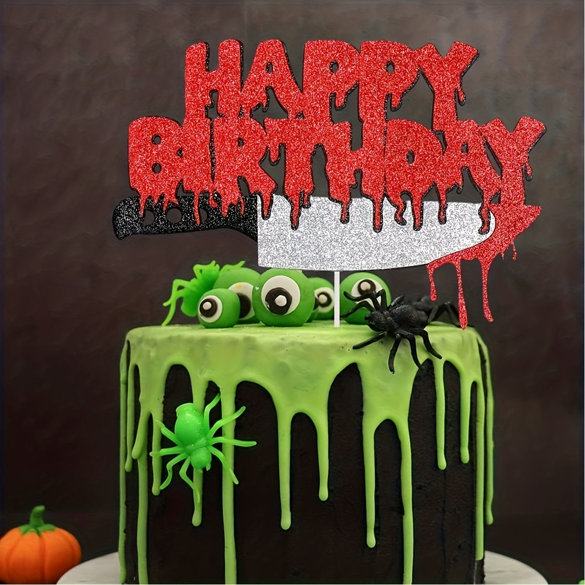 Large Horror Cake Insert for Halloween Party