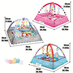 Baby Playpen Gym Hanging Toys Activity Play Mat for Exercise Development