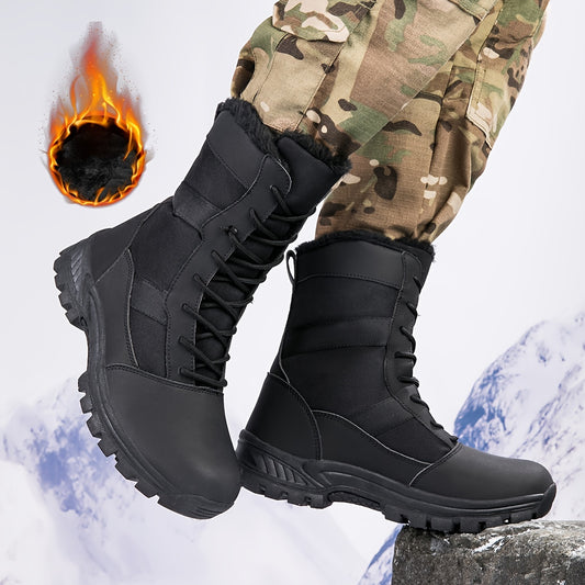 Thick Warm Anti Slip High Tube Snow Boots Sports Outdoor Mountaineering Boots