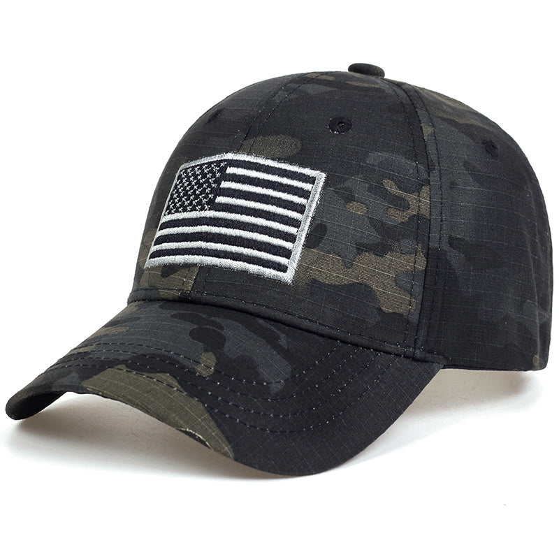 American Flag Embroidered Baseball Cap