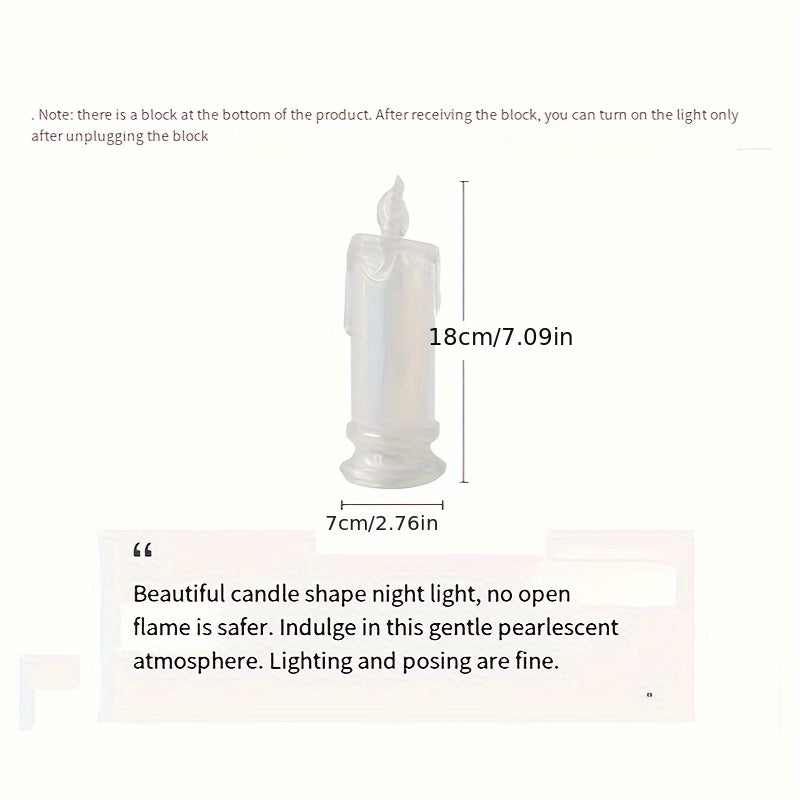 Simulation Candle Light Decorative Night Light