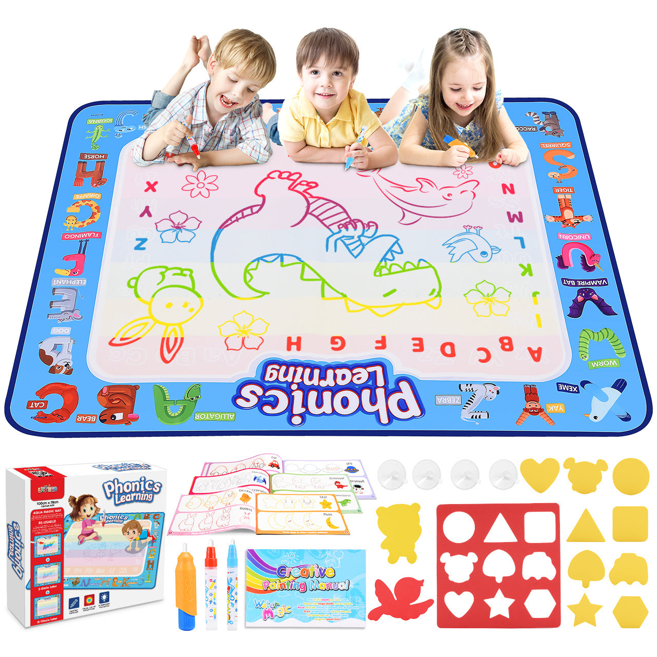 Water Mat Educational Toy for Girls, Birthday Gift