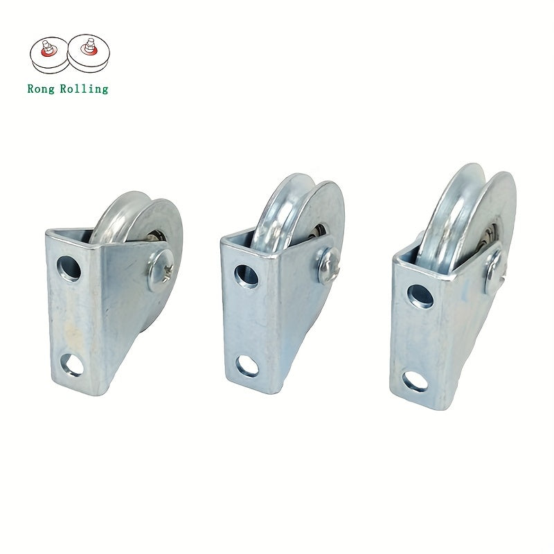 2pcs Small Pulley Fixed Pulley Lifting Wheel Driving Wheels Guiding Wheels