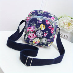 Floral Print Crossbody Phone Bag Lightweight Shoulder Bag
