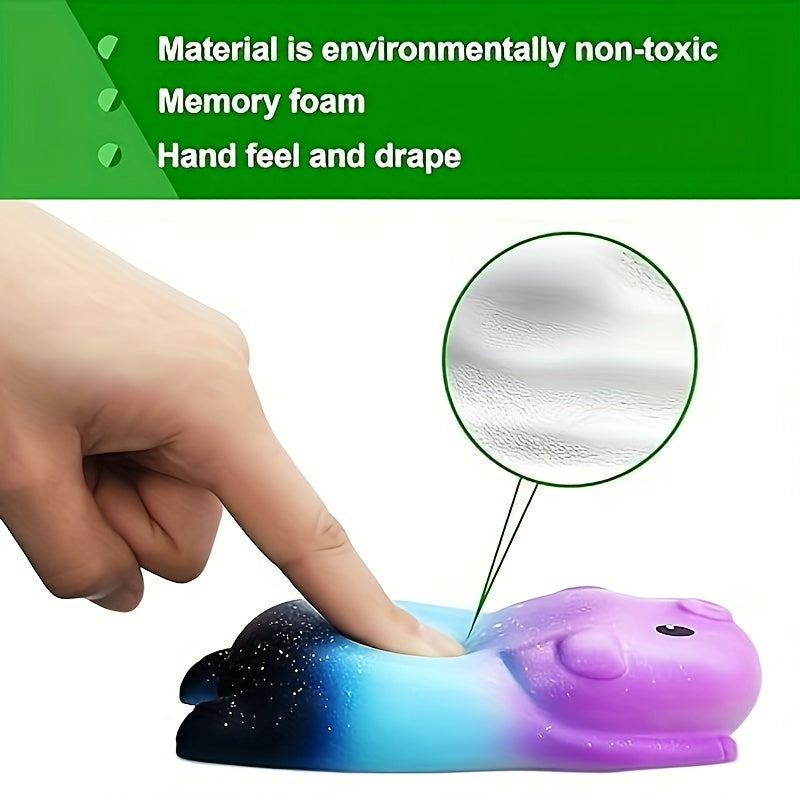 4pcs Pig Wrist Rest Memory Foam Mouse Pads Animal Wrist Support Pillow