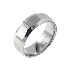 Men's Stainless Steel Finger Ring Jewelry Gift