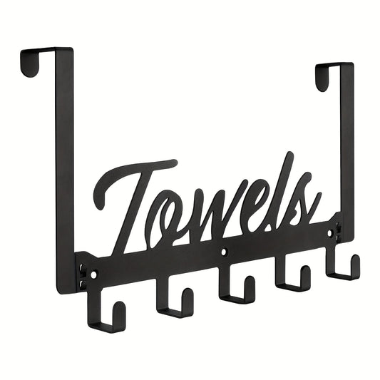 Over The Door Hooks Towel Rack For Bathroom Towel Holder