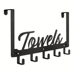 Over The Door Hooks Towel Rack For Bathroom Towel Holder