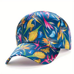 Butterfly Print Baseball Cap Casual Breathable Dad Hat Adjustable Sun Hat