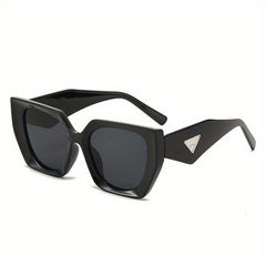 Men's UV Protection Polygonal Frame Sunglasses Retro Style