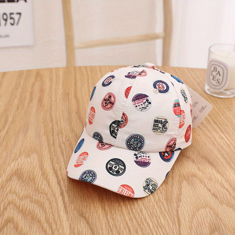 Kids Letter Embroidered Sunshade Baseball Cap