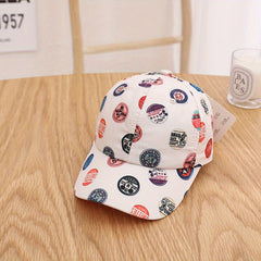 Kids Letter Embroidered Sunshade Baseball Cap