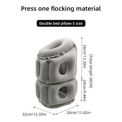 Ultralight Inflatable Pillow for Neck & Lumbar Support