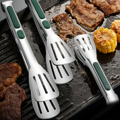 2pcs Serving Tongs Food Tongs Barbecue Tongs Fruit Tongs Bread Tongs