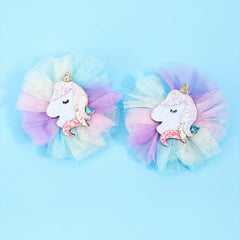 2pcs Unicorn Hair Clips - Perfect Holiday Gift for Girls