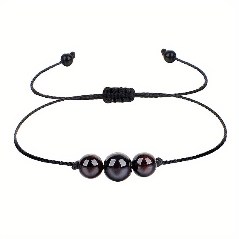 Colorful Energy Stone Yoga Crystal Stone Beaded Bracelet Chakra Amethyst Garnet