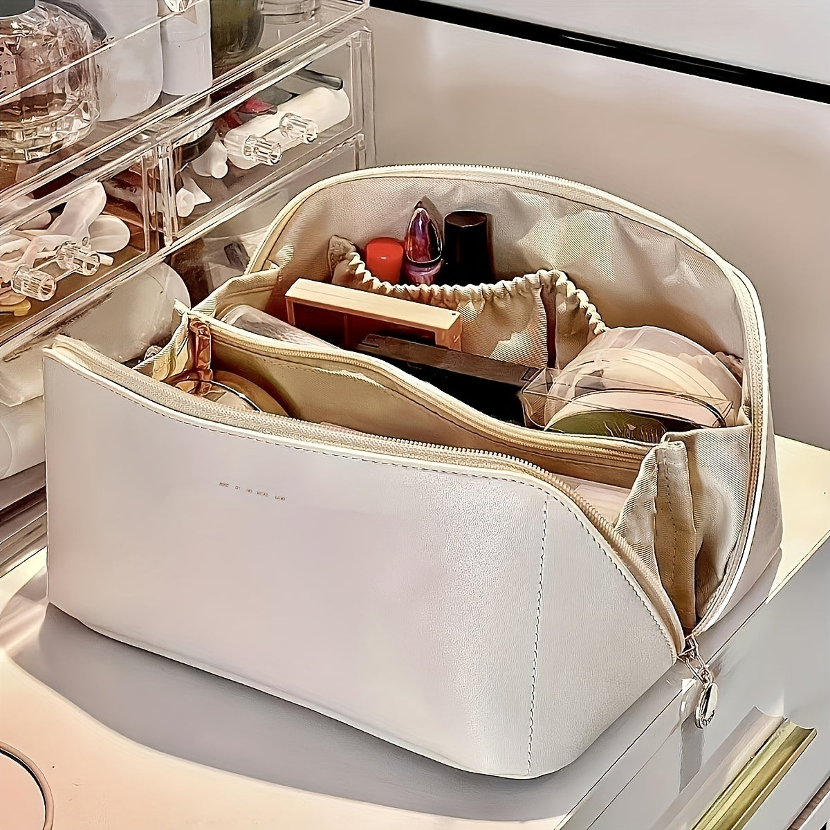 Waterproof Travel Cosmetic Bag Large Capacity Makeup Bag