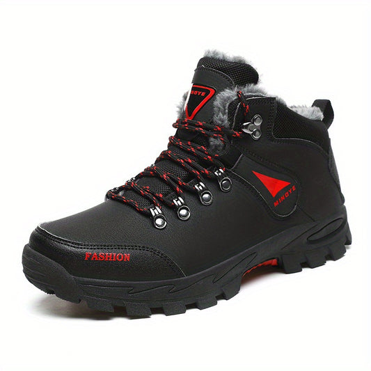 Men's Waterproof Winter Hiking Shoes Anti Slip Warm Boots for Outdoor Sports