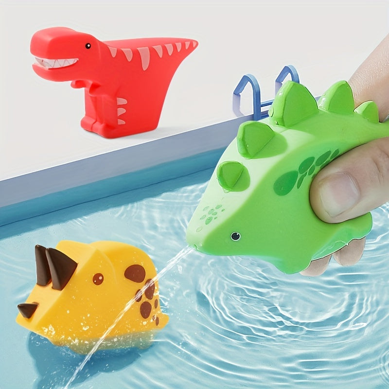 3pcs Baby Dinosaur Bath Toys For Toddler Mold Kids Bathtub Pool Toys
