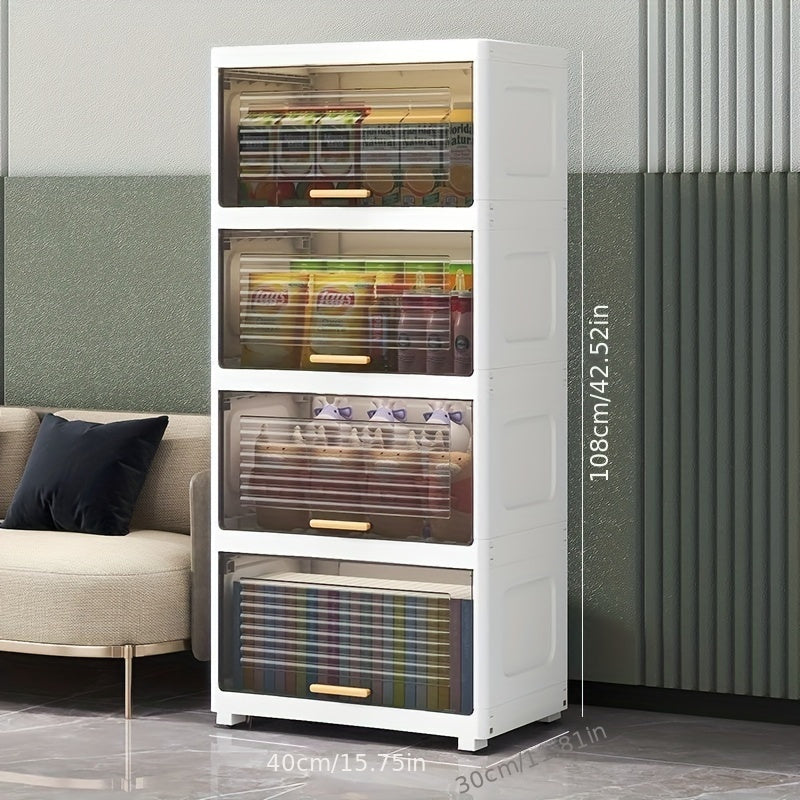 Clear Drawers Flip Open Storage Bins Storage Drawer Organizer