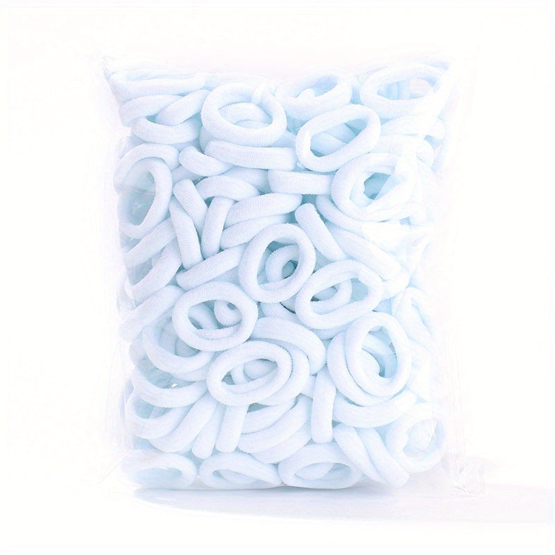 50pcs Colorful Hair Tie Ponytail Holders Scrunchies Hair Accessories for Baby Gi