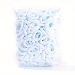 50pcs Colorful Hair Tie Ponytail Holders Scrunchies Hair Accessories for Baby Gi
