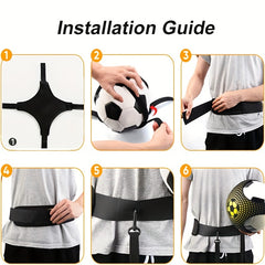 Football Kick Trainer Adjustable Elastic Soccer Ball Auxiliary Fitness Equipment
