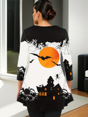  Halloween 2-Piece Set Graphic Long Sleeve Top