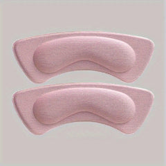 2pcs 4D Rear Heel Sticker Soft Comfort Anti-slip for High Heels