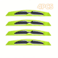 4pcs Car Door Bumper Strip Protect Collisions Scratches