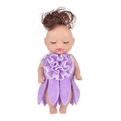 Mini Baby Dolls 4 Inch Realistic PVC Assorted Doll Set with Pajamas