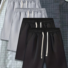 Men's Casual Elastic Waist Shorts