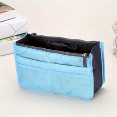 Travel Toiletry Bag Double Zipper Organizer Lightweight Hand Washable