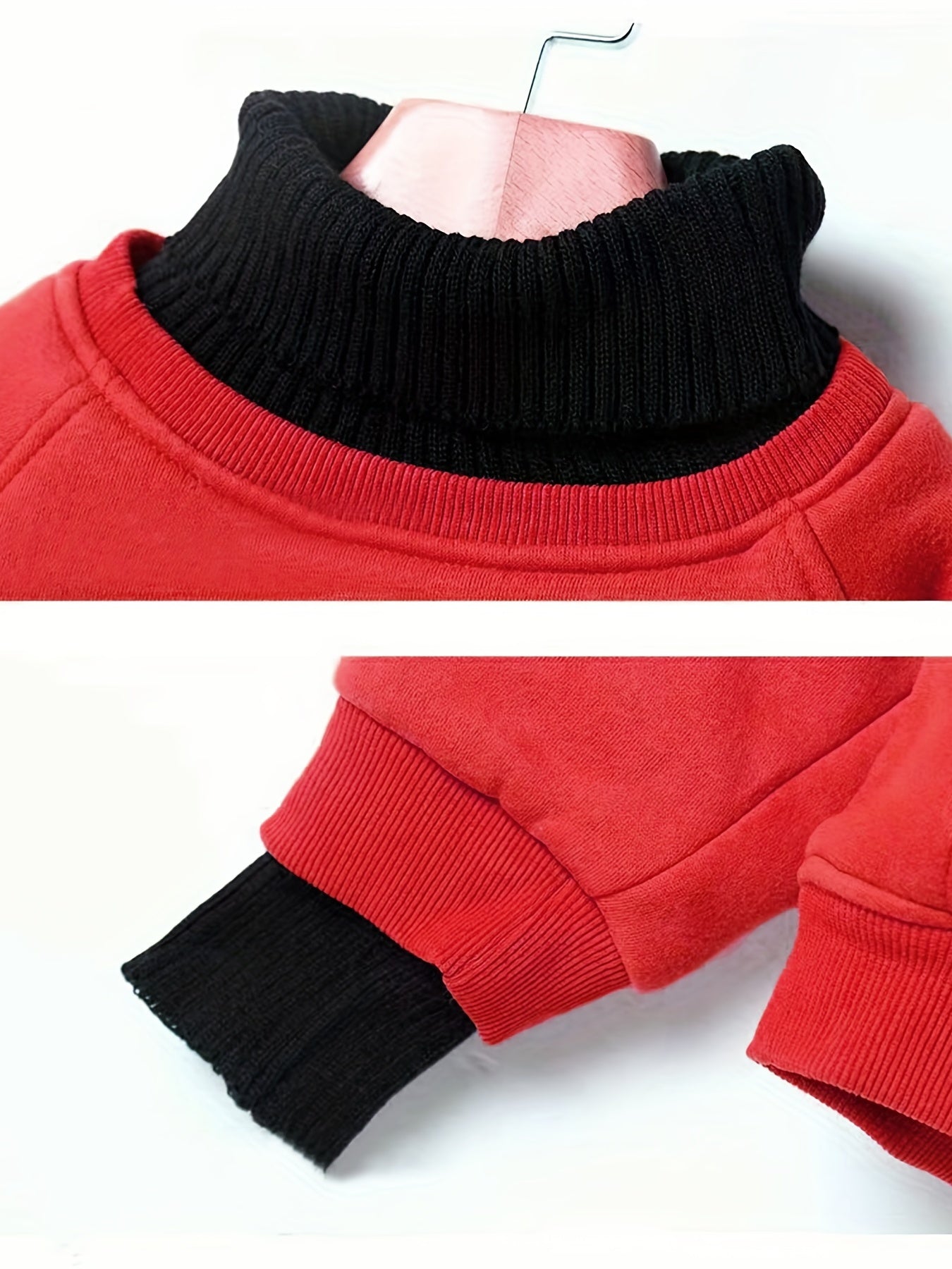 Girls Turtleneck Hoodie Sweatshirt Pullover