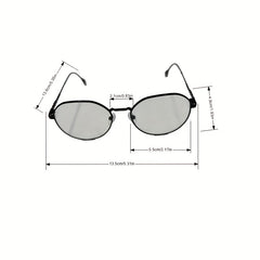 Round Anti Light Glasses For Women Men Students