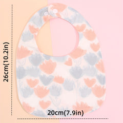 3pcs Set Random Fabric Baby Bibs Infant Bandana For Boys Girls Soft Feeding Bibs