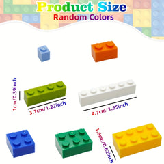 Random Plug in Building Blocks Set Safe ABS Material
