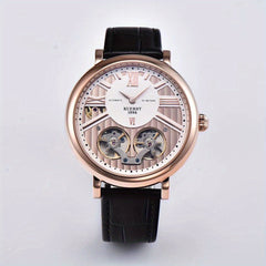 KUERST Two Needle Double Flywheel Automatic Mechanical Watch