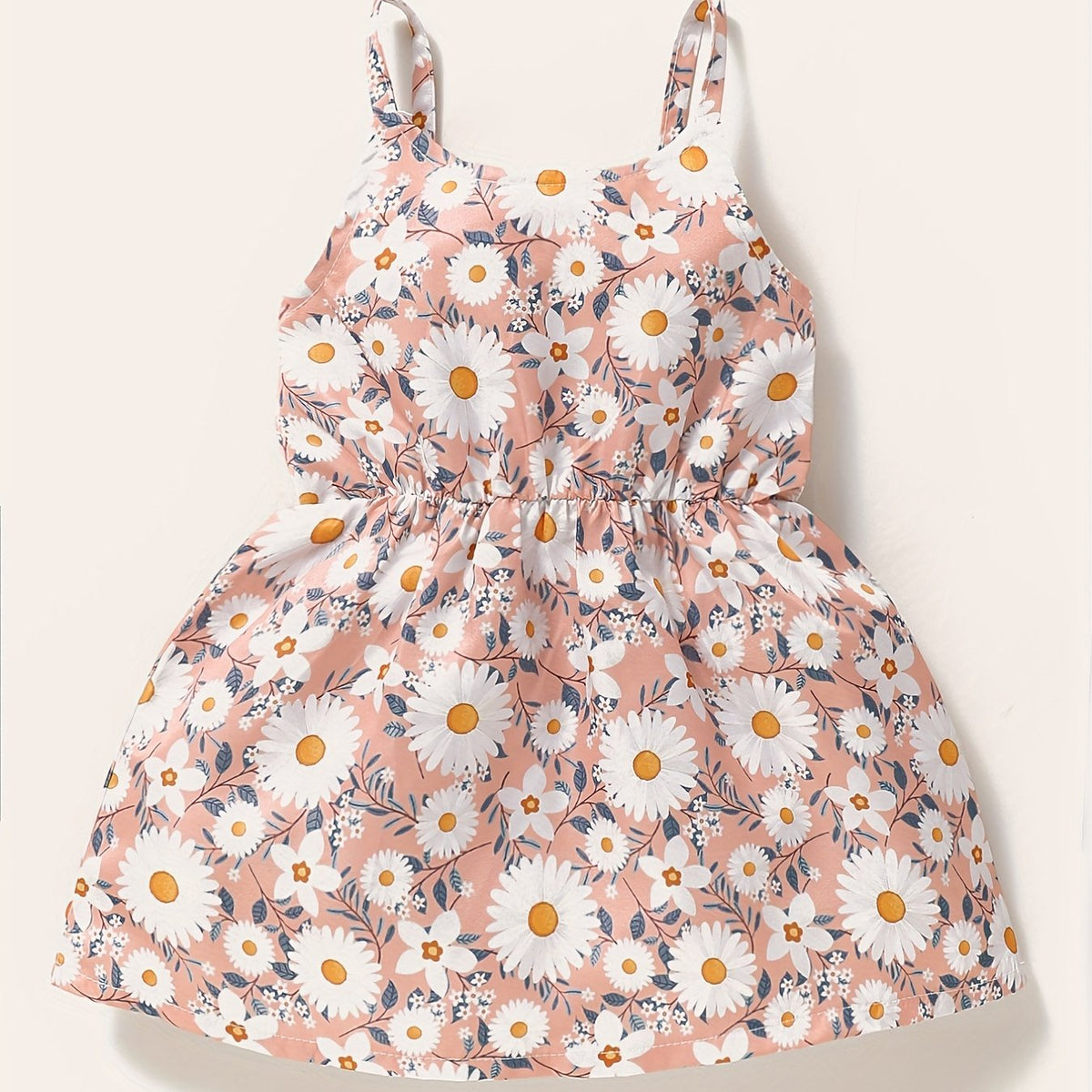 Baby Girls Floral Sleeveless Cami Dress for Summer