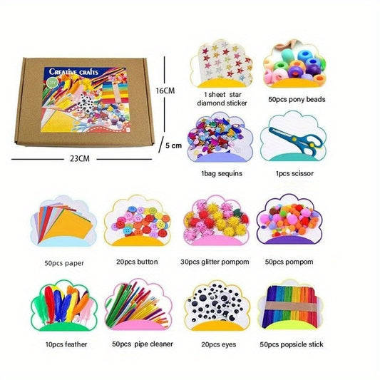 DIY Children's Toys Set Craft Art Decoration Twisted Stick