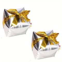 2pcs 22 inch Christmas Gift Boxes Balloon Party Decoration