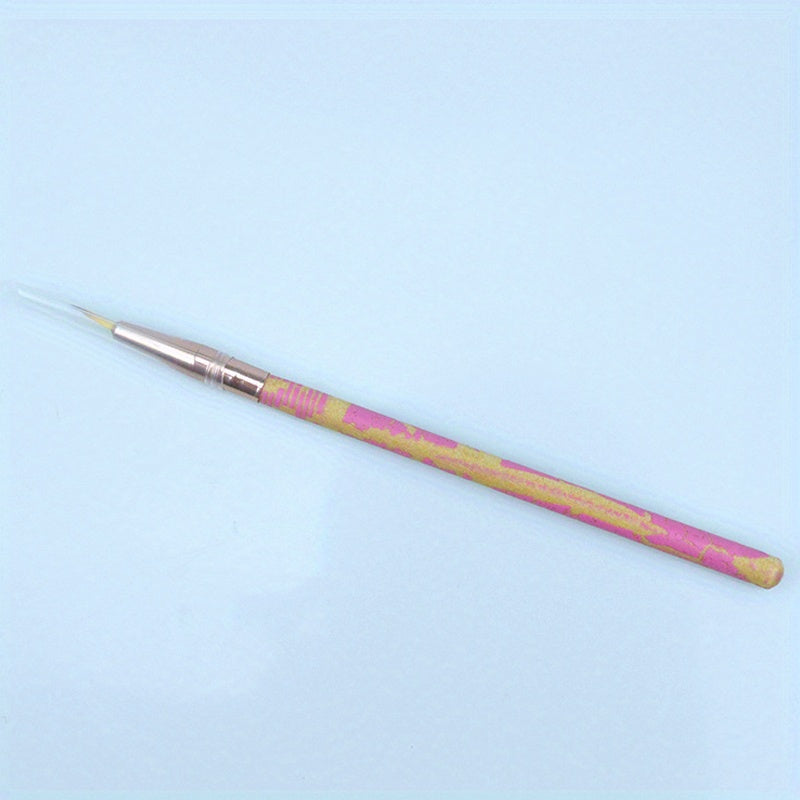 Ultra Fine Gel Eyeliner Brush Wooden Handle