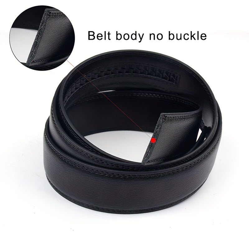 Men's Calfskin Leather Belt w/ Automatic Buckle