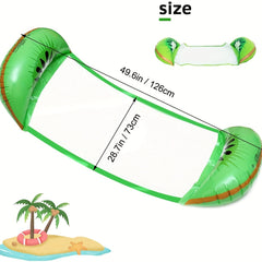 Portable Mesh Inflatable Pool Float for Adults