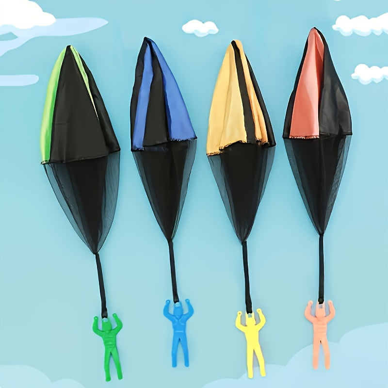 Colorful Hand Thrown Parachute Toy Soldier - Outdoor Fun